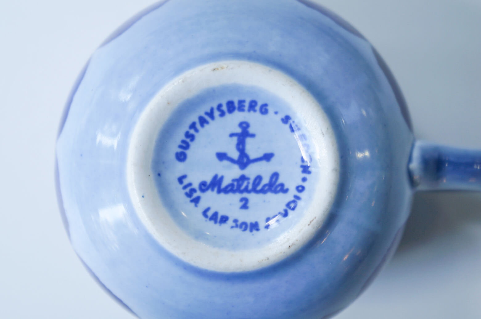 GUSTAVSBERG Lisa Larson design cup&saucer "Matilda"/グスタフスベリ リサ・ラーソン デザイン カップ＆ソーサー "マチルダ"