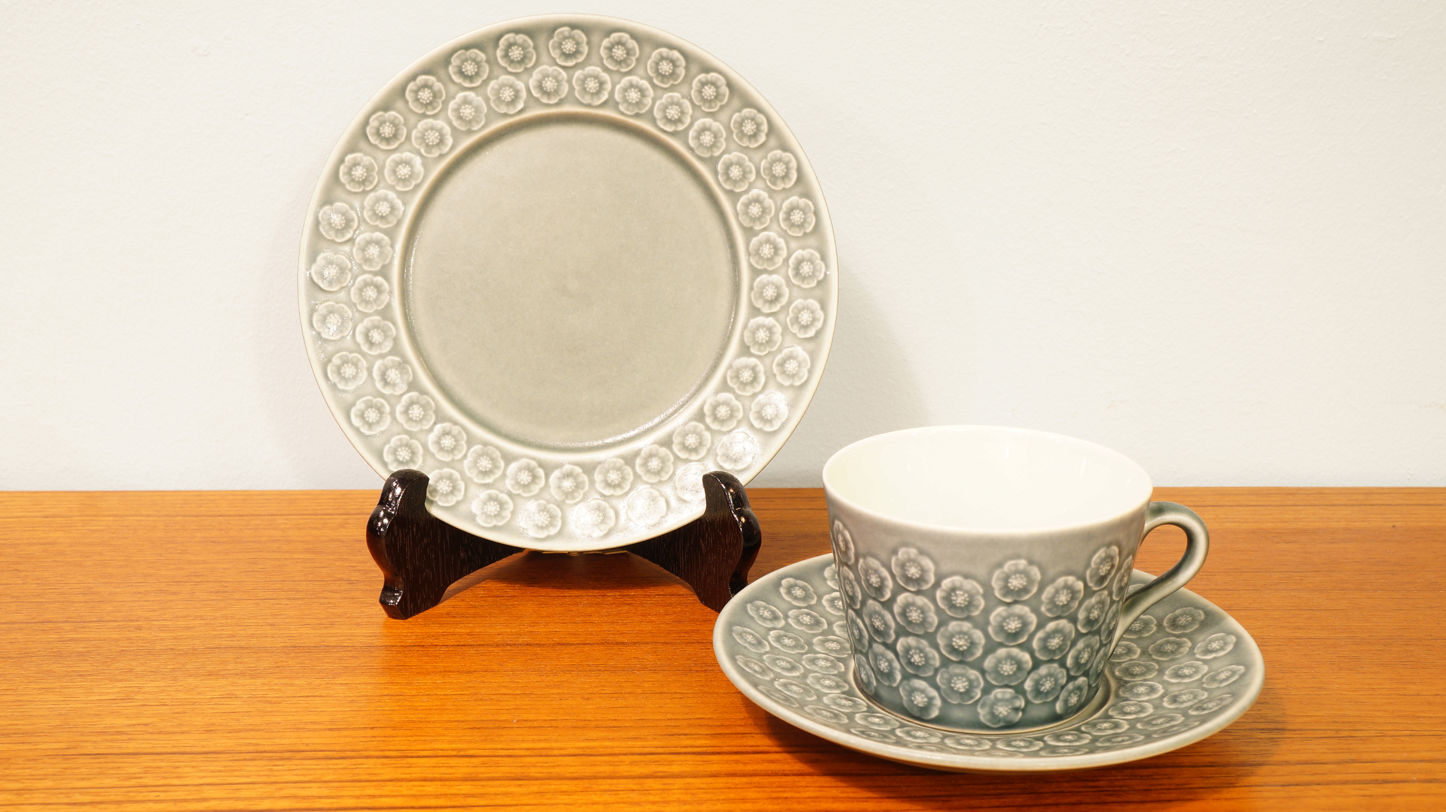 Kronjyden "Bla Azur Trio set"cup&saucer,plate/クロニーデン "ブルー アズール トリオセット"カップ＆ソーサー