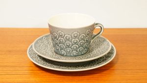 Kronjyden "Bla Azur Trio set"cup&saucer,plate/クロニーデン "ブルー アズール トリオセット"カップ＆ソーサー