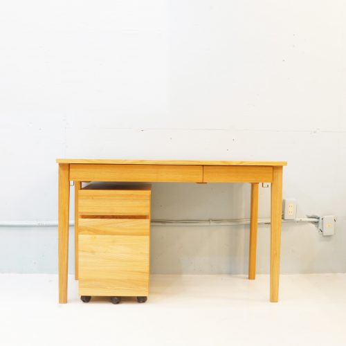 MUJI ASH WOOD PERSONAL DESK&CABINET / 無印良品 パーソナルデスク キャビネット付き タモ材 廃盤