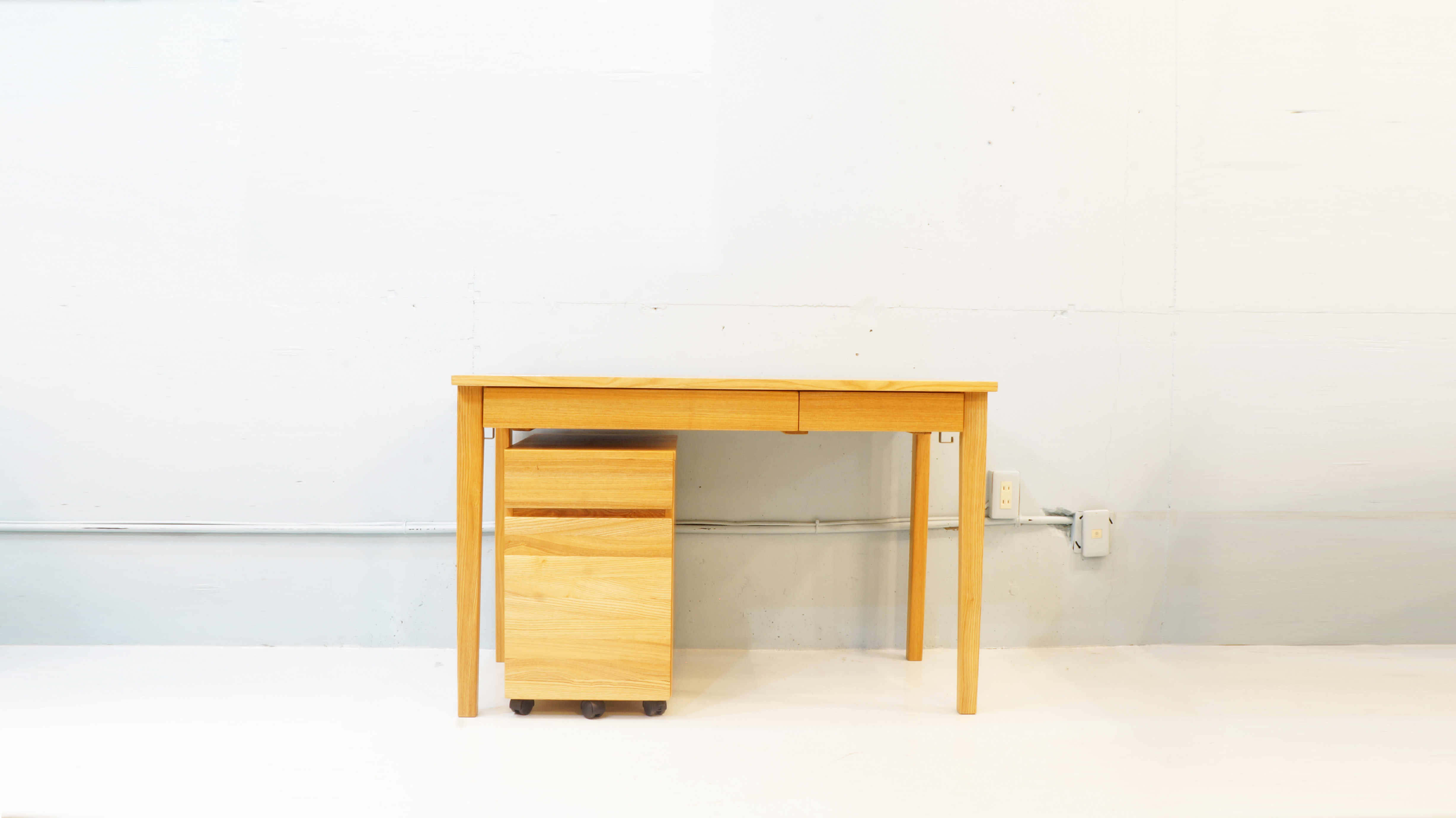 MUJI ASH WOOD PERSONAL DESK&CABINET / 無印良品 パーソナルデスク