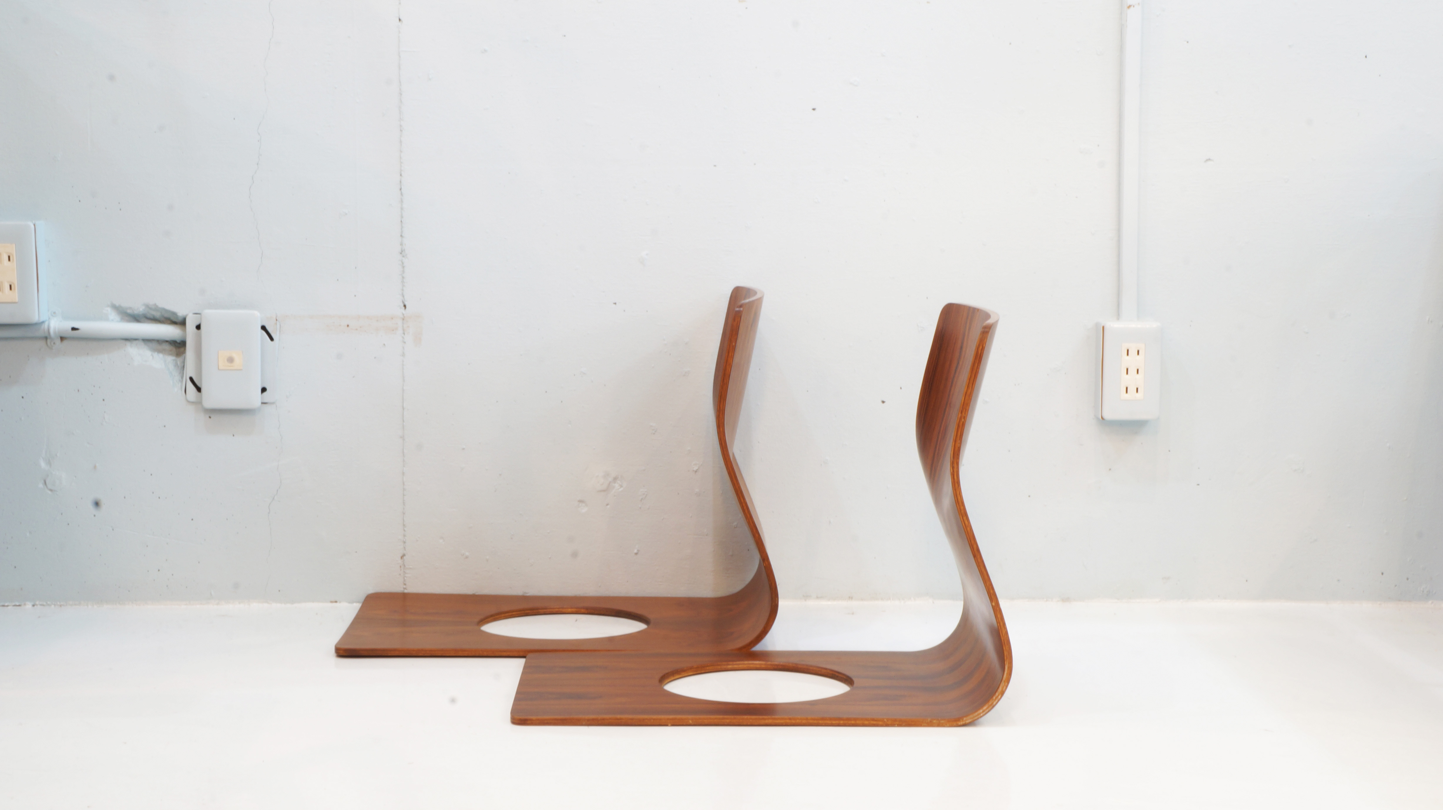 TENDO MOKKO ROSEWOOD LEGLESS CHAIR / 廃盤 天童木工 藤森健次 