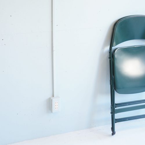 PACIFIC FURNITURE SERVICE ALL STEEL FOLDING CHAIR made by CLARIN USA / パシフィックファニチャーサービス クラリン社製 オールスチール フォールディングチェア アメリカ製