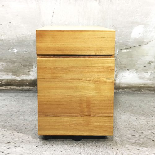 muji ash wood desk cabinet/無印良品 タモ材 デスクキャビネット