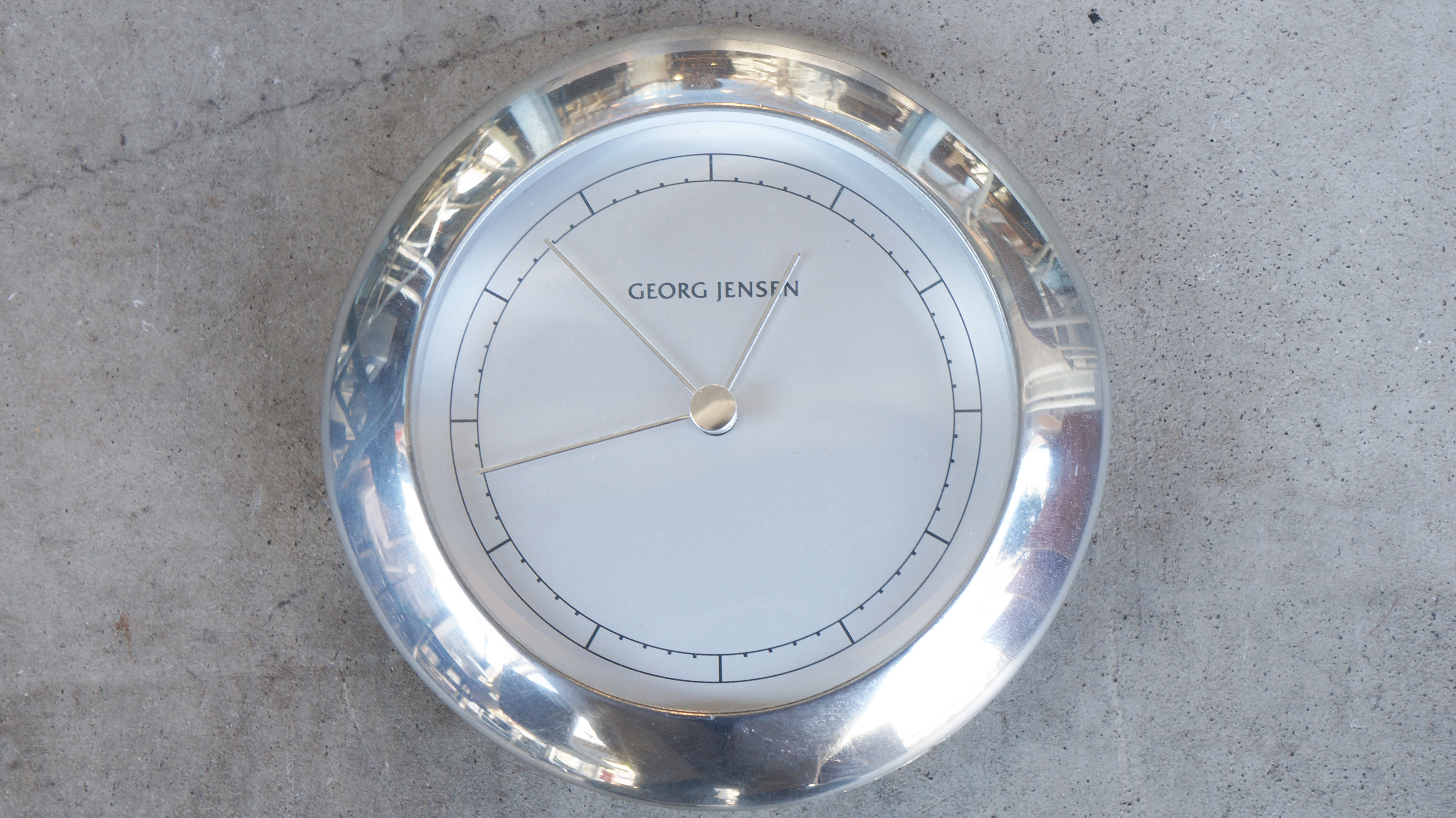 GEORG JENSEN VENUS CLOCK desgin by ANDREAS MIKKELSEN / ジョージジェンセン 置時計 アンドレアミケルセン