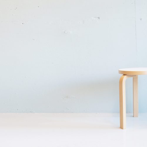 altek STOOL 60 LAMINATE WHITE design by Alvar Aalto / アルテック スツール60 アルヴァ・アアルト デザイン スツール