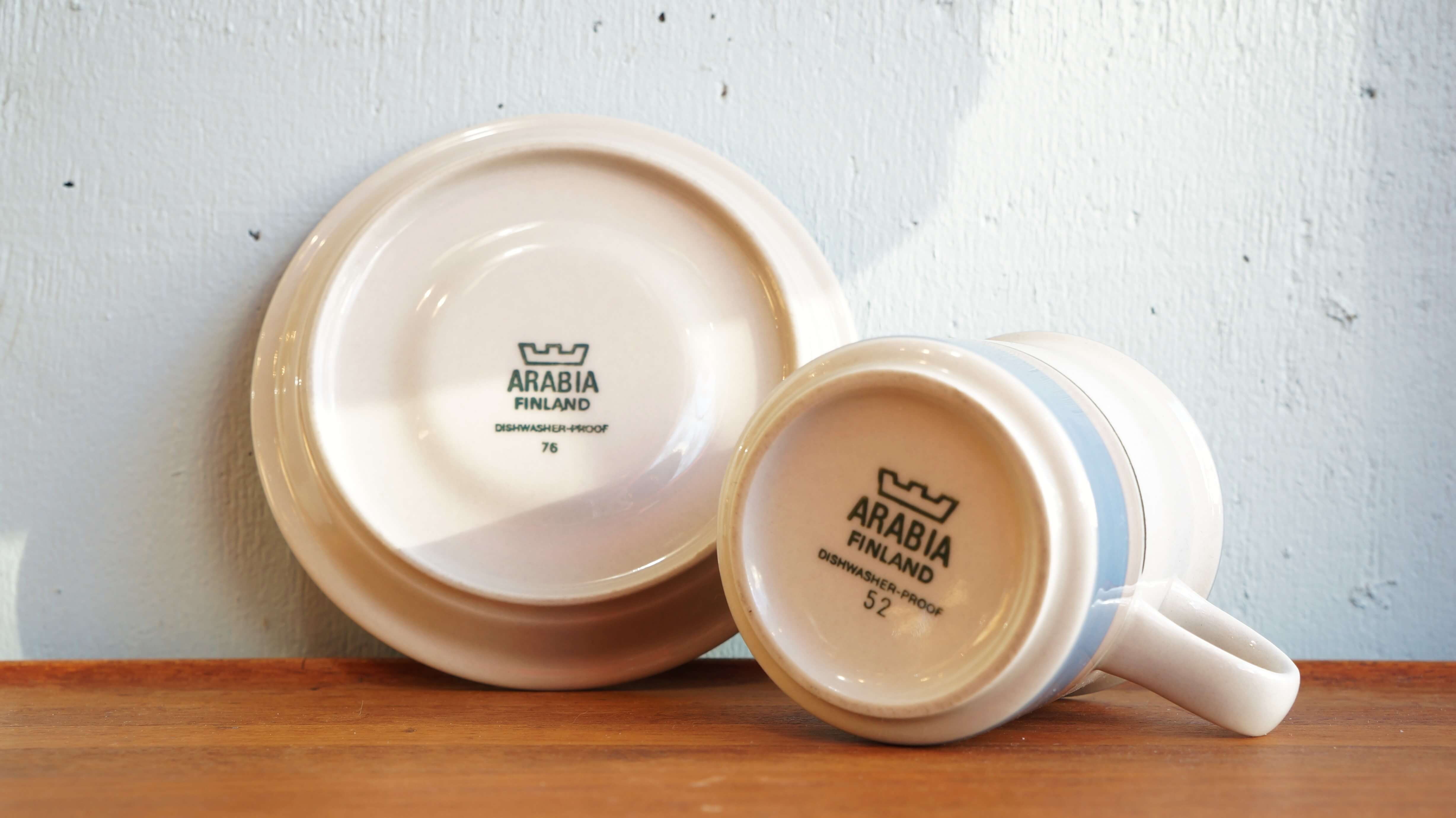 ARABIA cup&saucer "Uhtua" S model