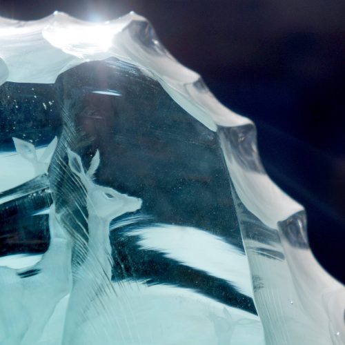 kosta glass sculpture/ コスタ ガラス彫刻