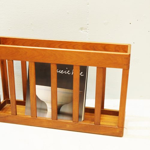 teak wood magazine rack Danish modern/チークウッド マガジンラック 北欧 デンマーク モダン