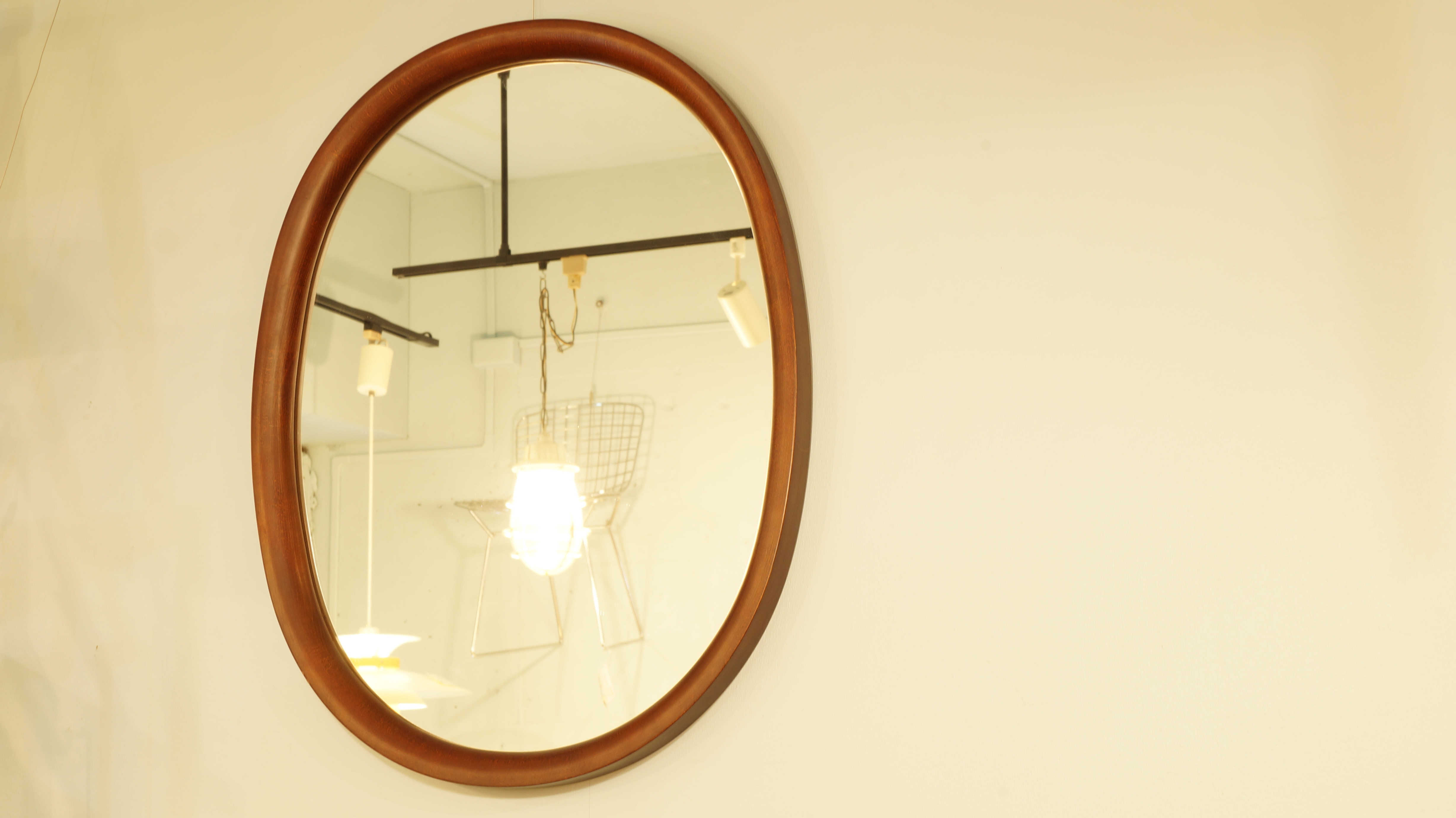 AKITA MOKKO wall mirror designed by Yanagi Sori/秋田木工 ウォール 