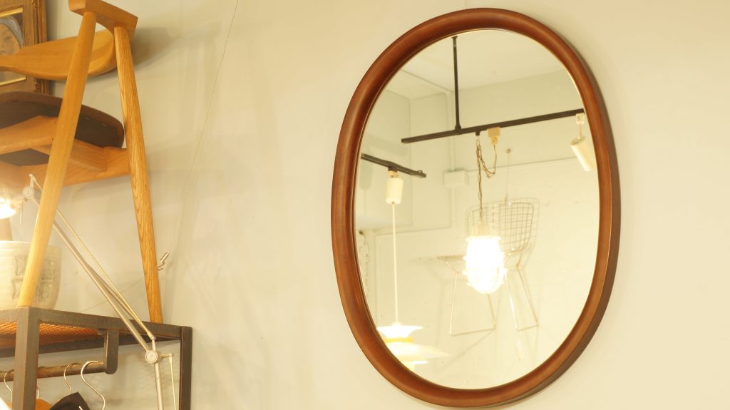 AKITA MOKKO wall mirror designed by Yanagi Sori/秋田木工 ウォール 