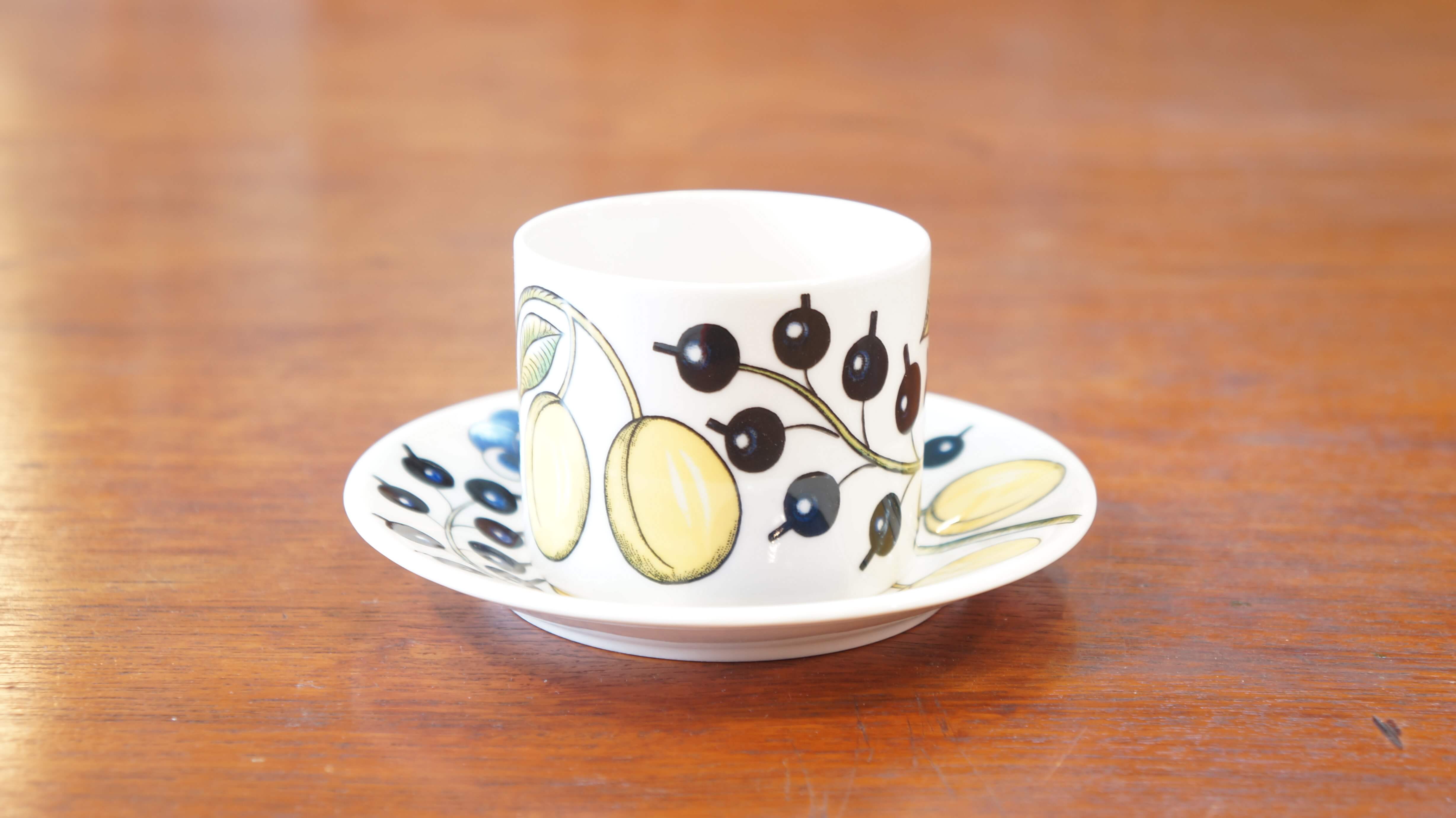 ARABIA "Paratiisi" coffee cup&saucer color/アラビア "パラティッシ" コーヒーカップ＆ソーサー カラー