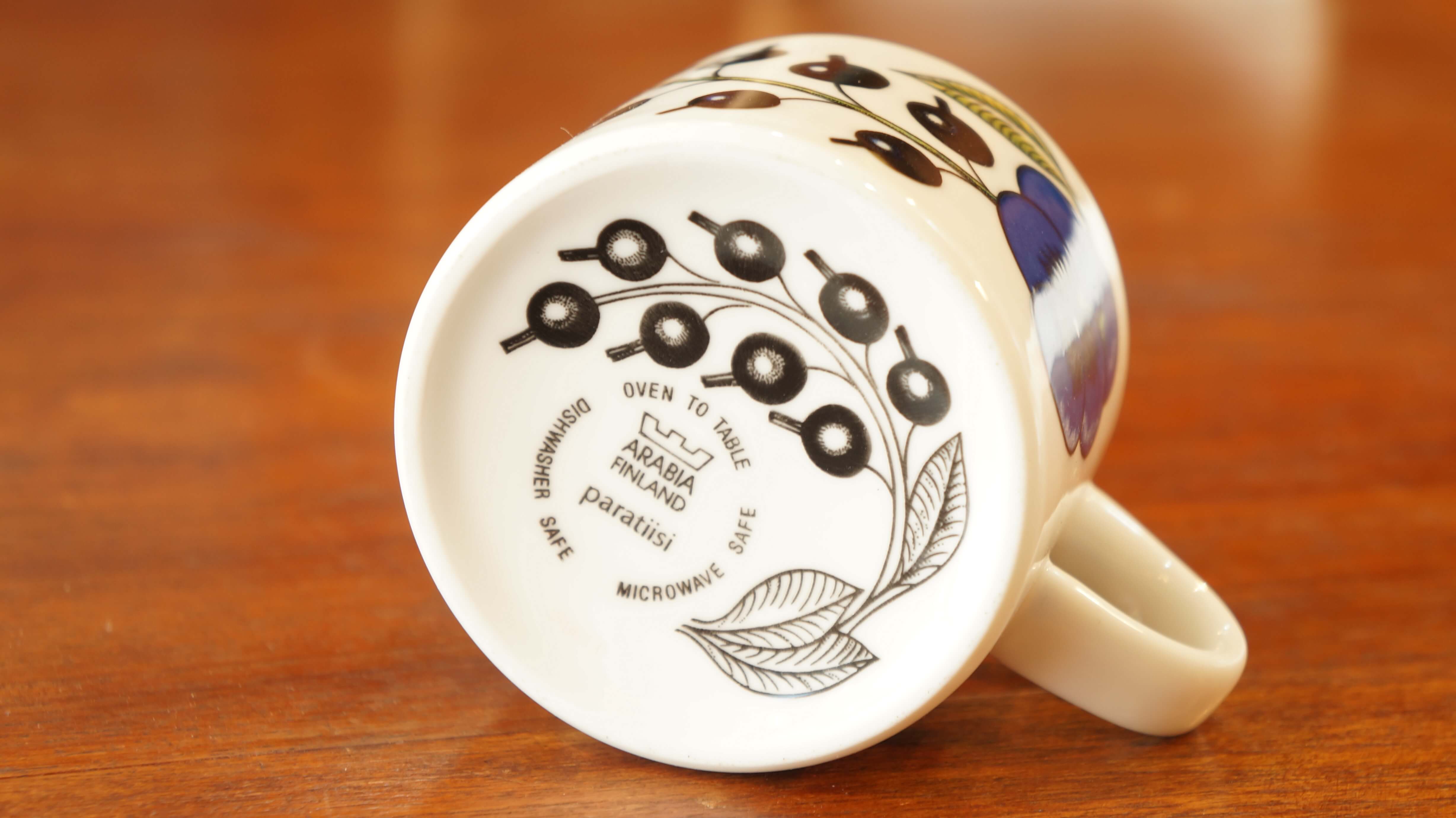 ARABIA "Paratiisi" coffee cup&saucer color/アラビア "パラティッシ" コーヒーカップ＆ソーサー カラー