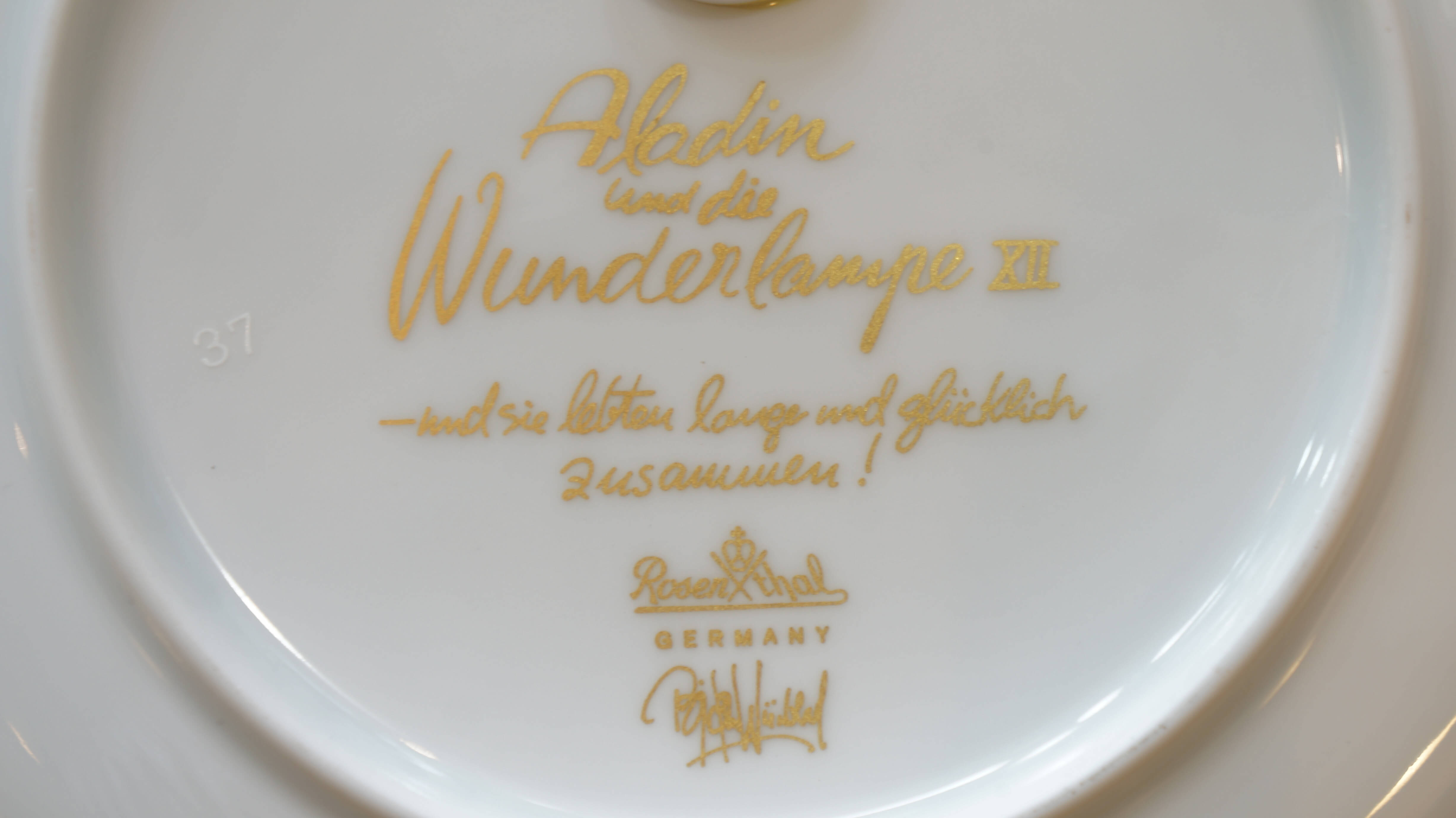 Rosenthal studio-linie "Aladdin und die Wunderlampe" plate No.12 designed by Bjorn Wiinblad/ローゼンタール スタジオライン "千夜一夜物語" プレート No.12 ビョルン・ヴィンブラッド デザイン