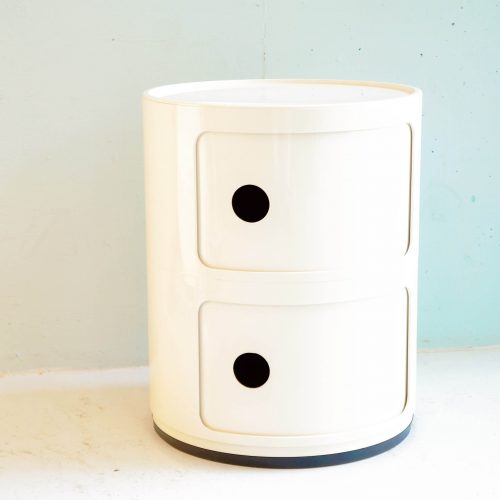 Kartell componibili 2 white designed by Anna Castelli Ferrieri/カルテル コンポニビリ2 白 アンナ・カステッリ・フェリエーリ デザイン