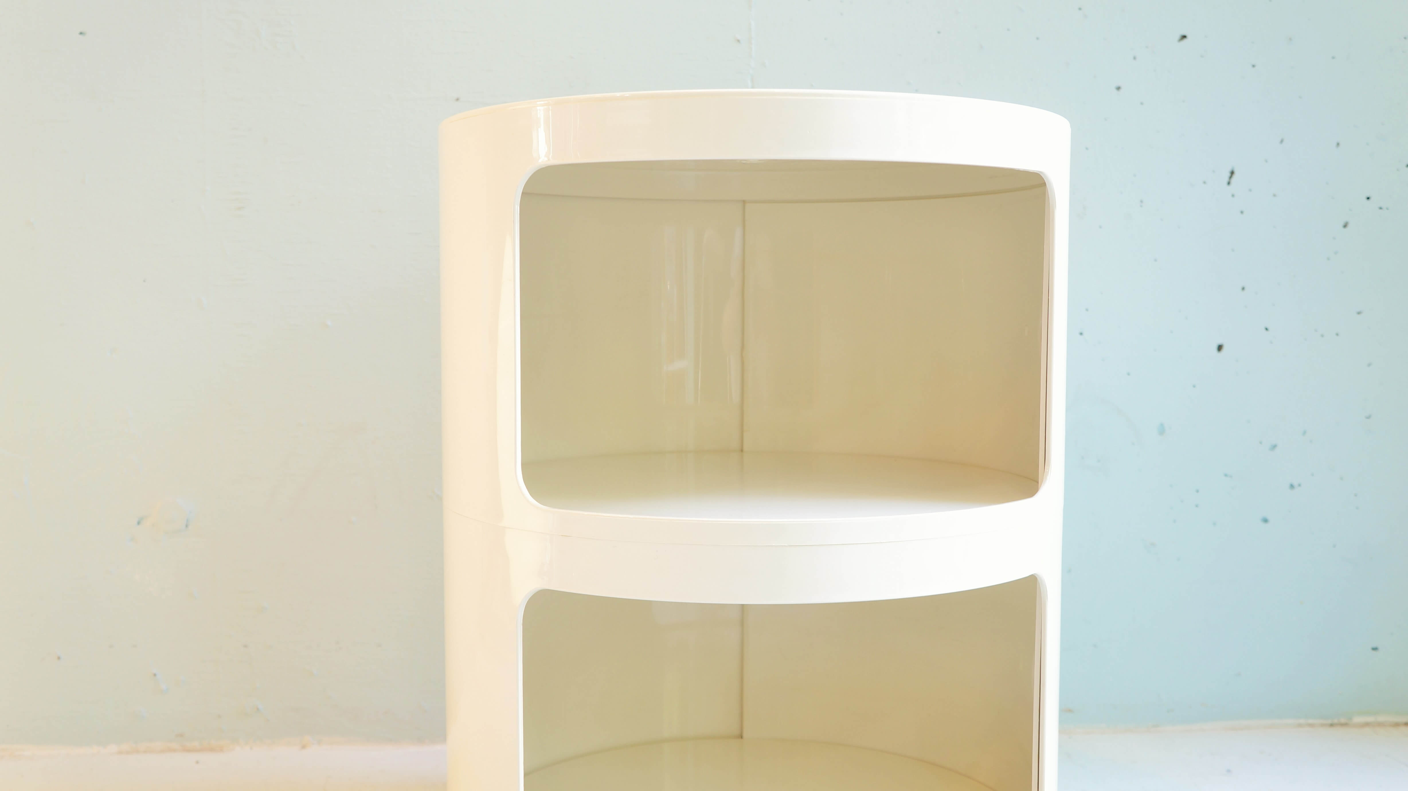 Kartell componibili 2 white designed by Anna Castelli Ferrieri/カルテル コンポニビリ2 白 アンナ・カステッリ・フェリエーリ デザイン