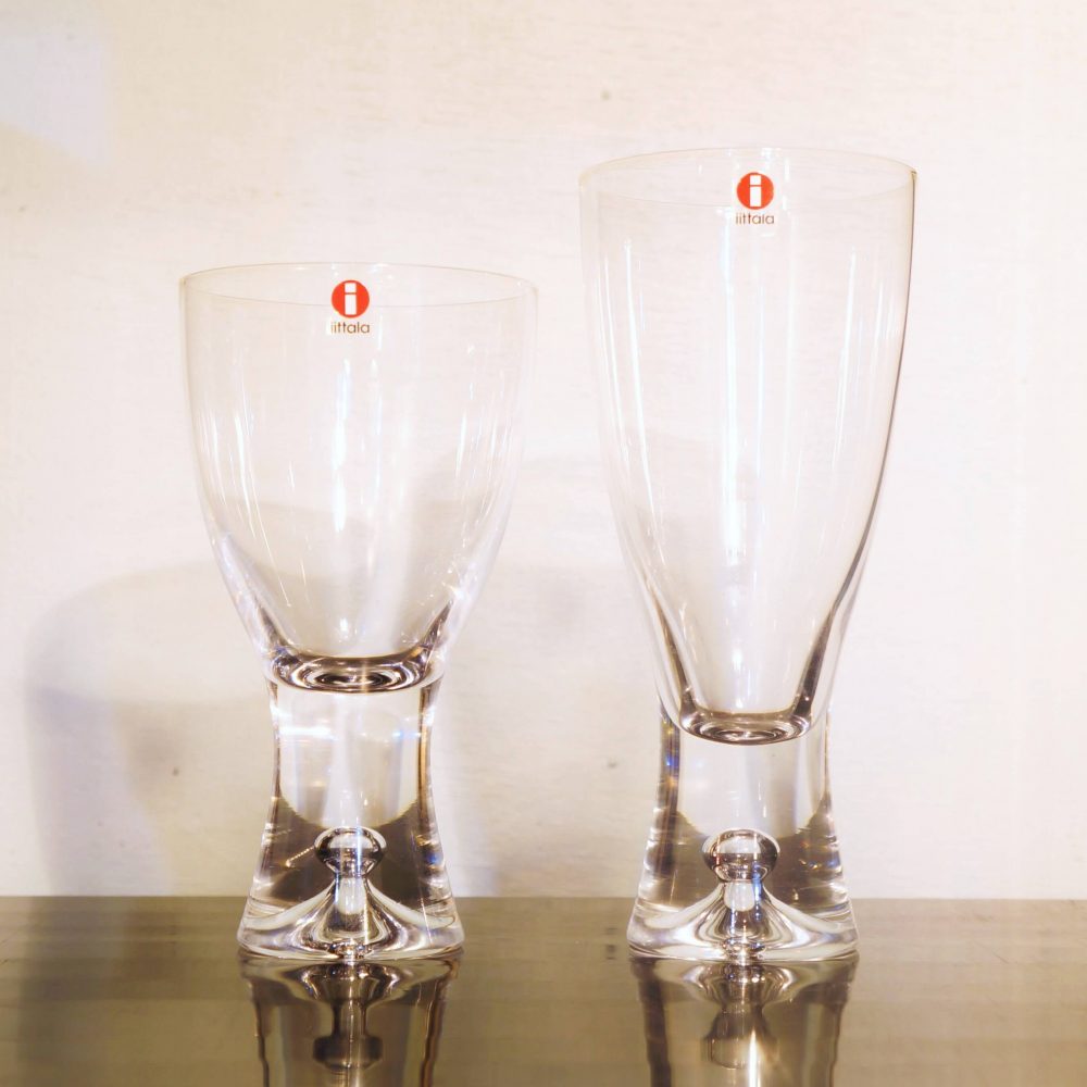 iittala pair glass "Tapio" Goblet&Red wine/イッタラ ペアグラス "タピオ" ゴブレット＆レッドワイン