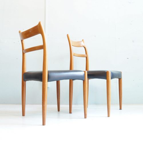 Japan Vintage TSUJI MOKKO TEAK WOOD DINING CHAIR / 辻木工 チーク材 ダイニング チェア