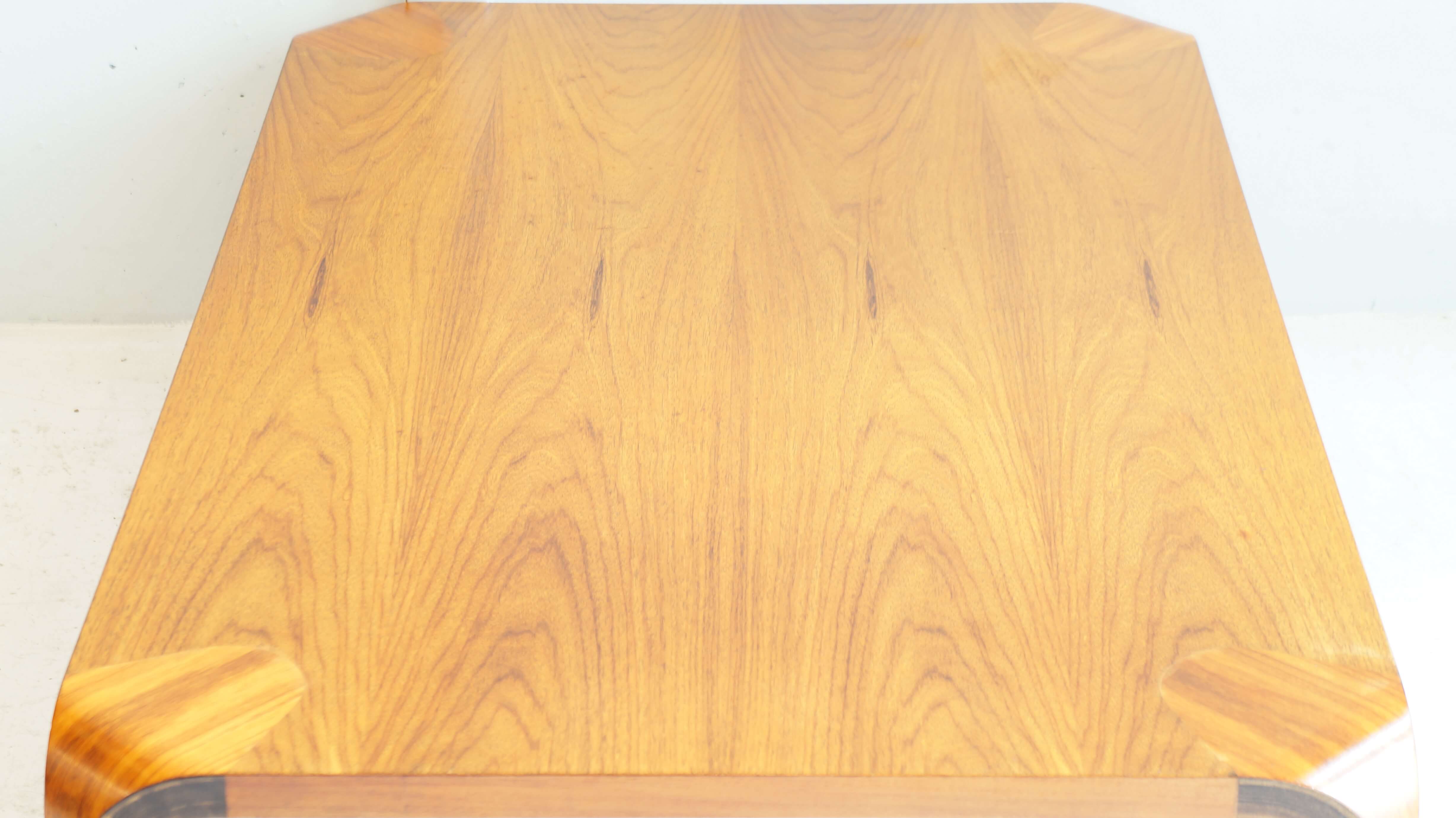 TENDO MOKKO ROSE WOOD LOW TABLE "ZATAKU" DESIGN BY SABURO INUI /廃盤 天童木工 ローズウッド 座卓 センターテーブル 乾 三郎 デザイン