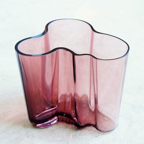 iittala Alvar Aalto Collection Vase 95mm purple/イッタラ アルヴァ・アアルト コレクション ベース 95mm パープル