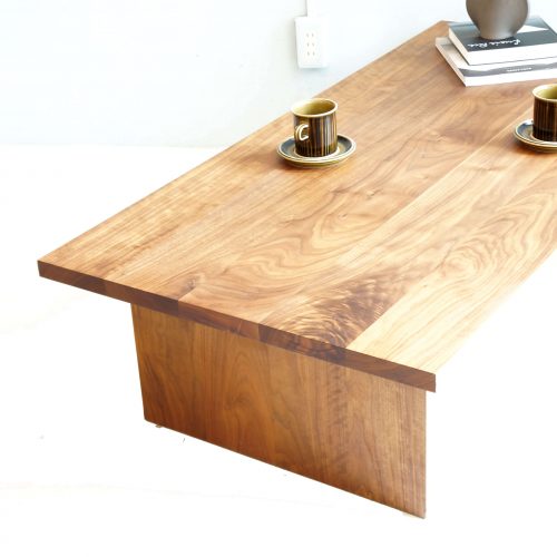 MUJI WALNUT WOOD CENTER TABLE / 無印良品 ウォールナット センターテーブル オーダーメイド