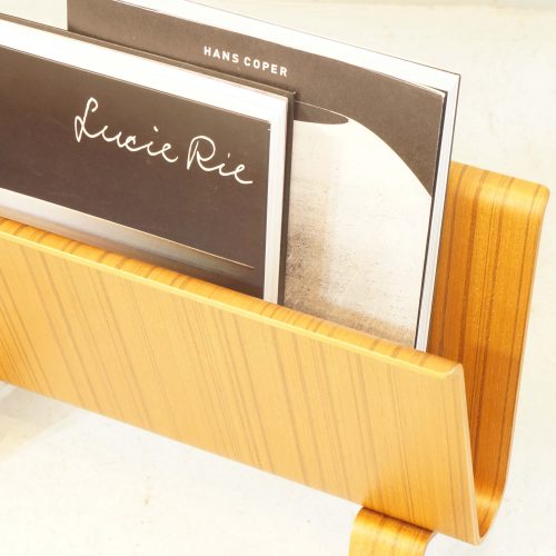 SAITO WOOD magazine rack teak grain/サイト-ウッド マガジンラック チーク プライウッド