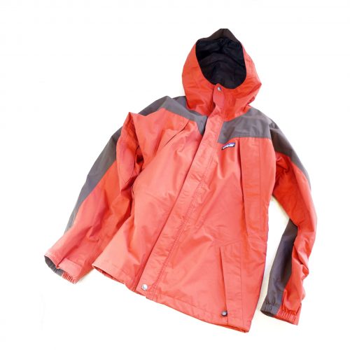 Patagonia Storm Jaket size S Red: Charcoal Grey / パタゴニア ストームジャケット Sサイズ レッド:チャコールグレイ