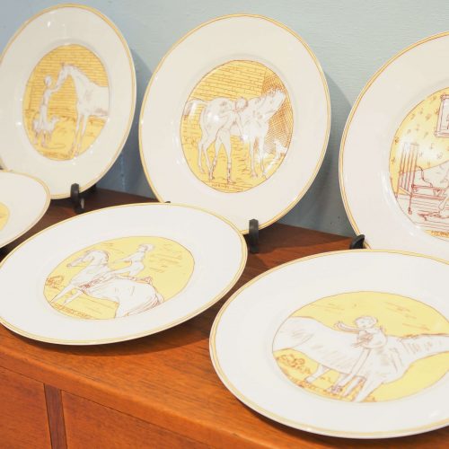 Hermes “premier matin de l’an 2000” plate set/エルメス “2000年の初めての朝” プレートセット