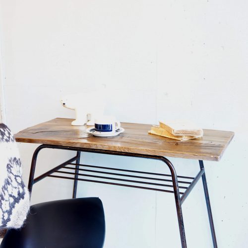 Old Materials Remike Table Iron legs / 古材 リメイク テーブル 鉄脚