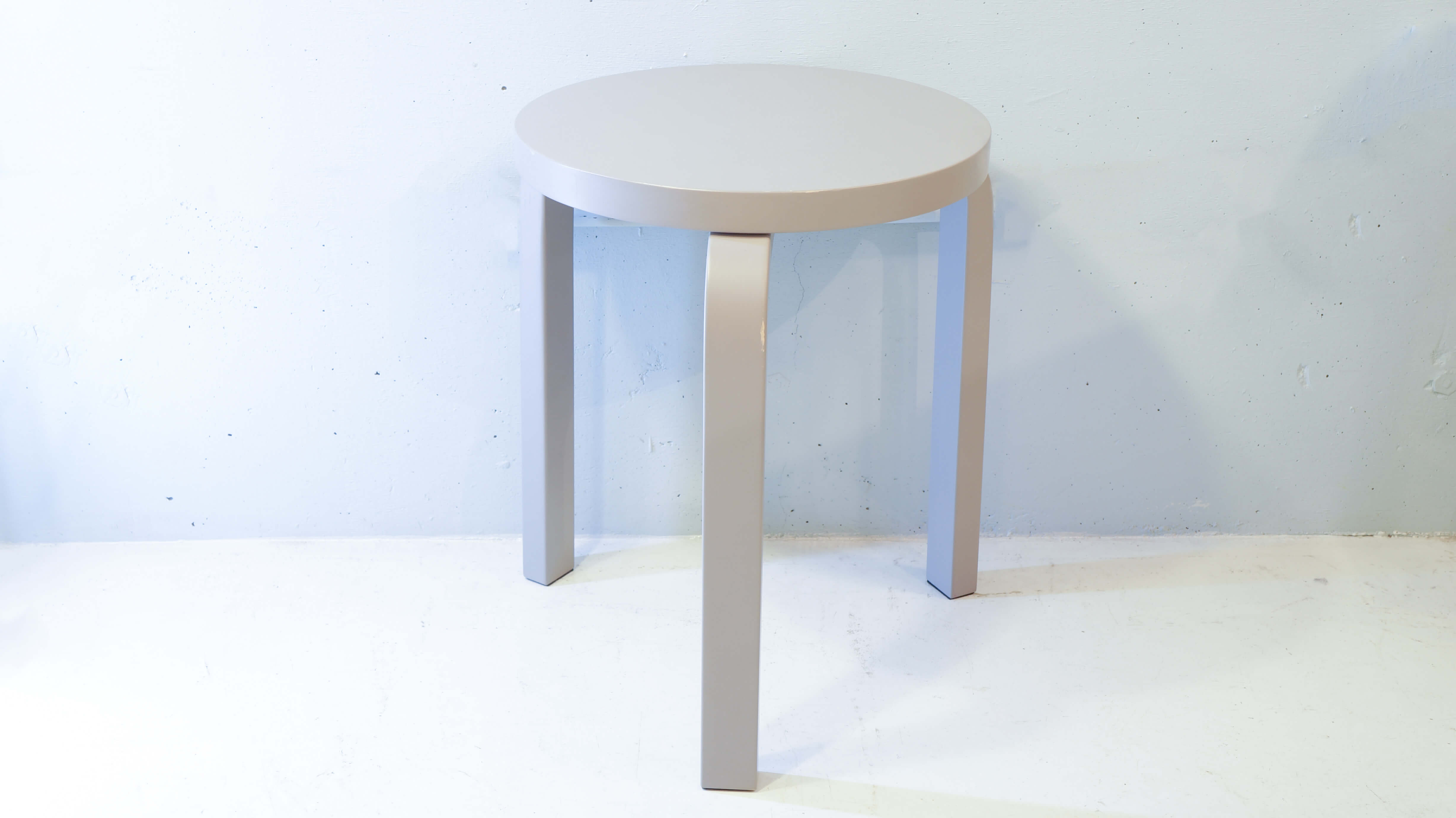 artek/アルテックスツール 椅子 STOOL 60 Alvar Aalto/アルヴァ アアルト グレー ラッカー