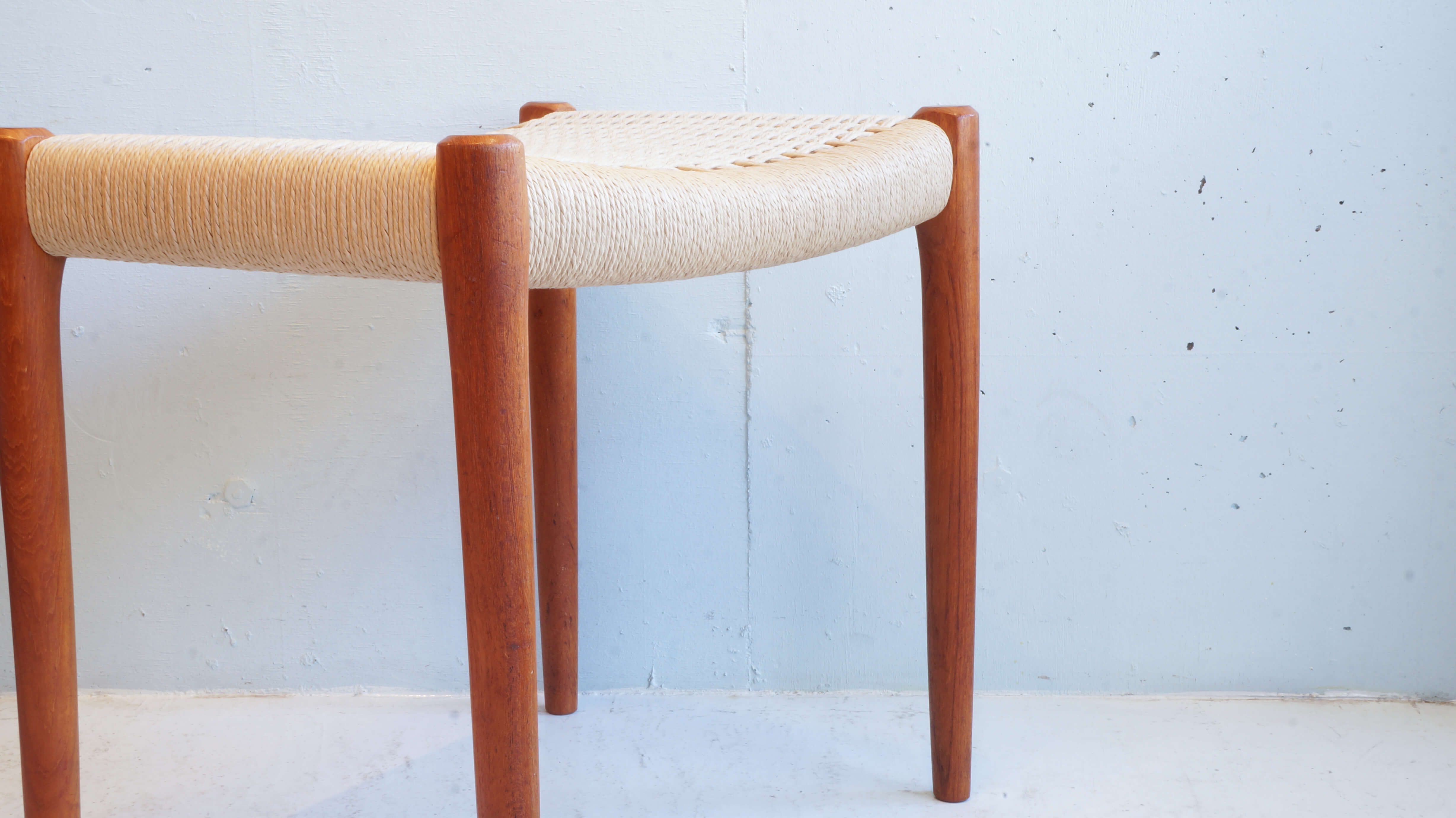 J.L MOLLER STOOL No.80A// スツール モラー デンマーク製 椅子 チェア