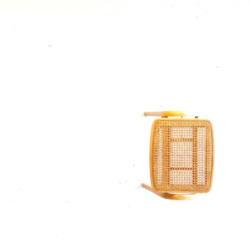 AKITA MOKKO STACKING STOOL NO.202 RATTAN SEAT / 秋田木工 剣持 勇 デザイン スタッキング スツール 202 籐製