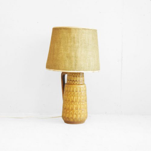 VINTAGE CERAMIC BASE TABLE LUMP MADE IN WEST GERMANY/ 西ドイツ製 ビンテージ セラミック ベース テーブル ランプ