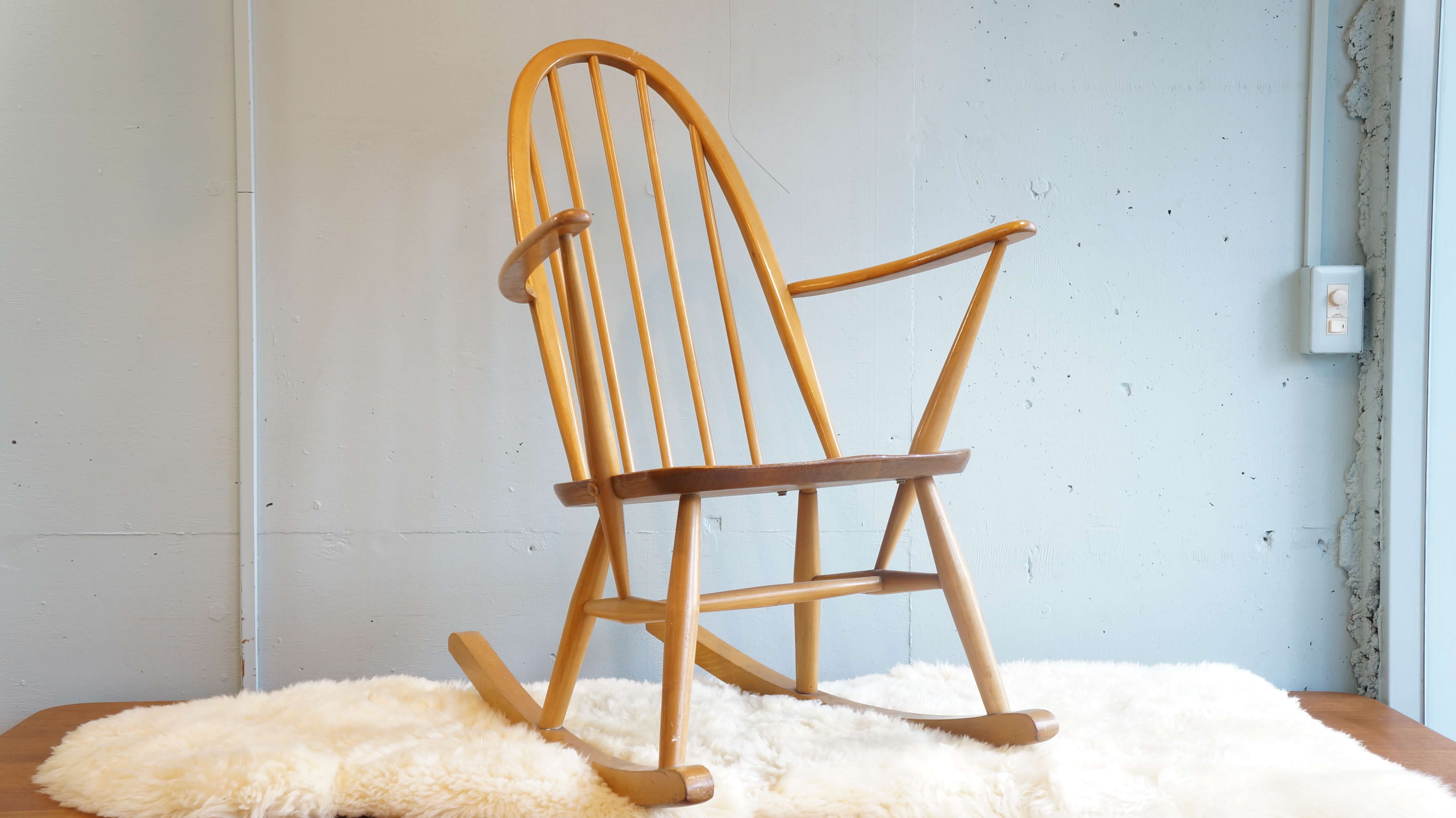 ERCOL Rocking Quaker chair / アーコール ロッキング クエーカー チェア