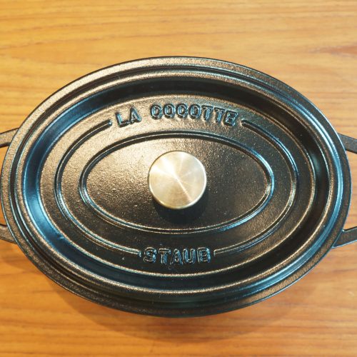 staub pico cocotte oval 23cm black/ストウブ ピコ・ココット オーバル 23cm ブラック