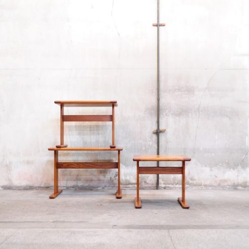 UK E GOMME G PLAN SERIES OAK WOOD 1970s VINTAGE NEST TABLE / イギリス ジープラン オーク材 ビンテージ ネストテーブル