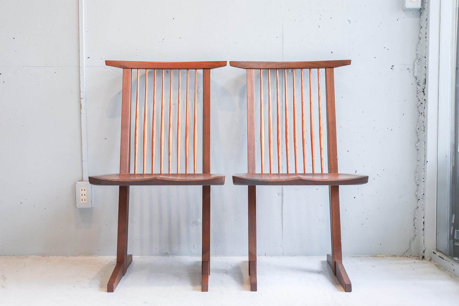 George Nakashima CN101 Conoid Chair Sakura Seisakujo