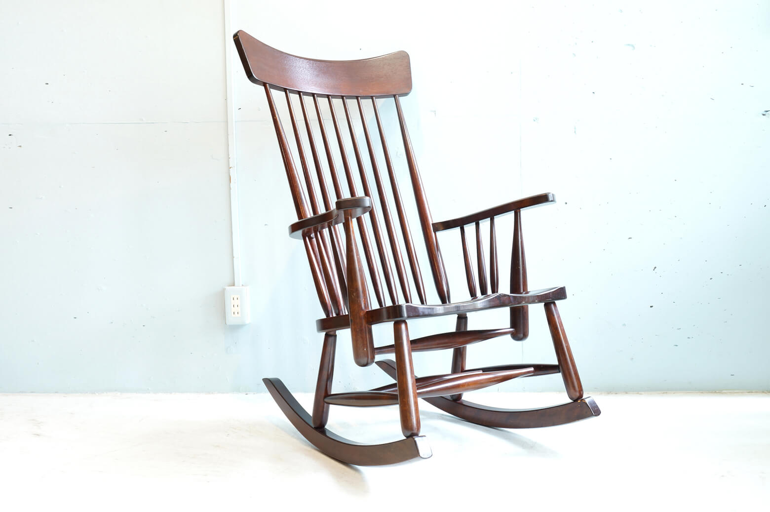 MATSUMOTO MINGEI FURNITURE ROCKING CHAIR J TYPE / 松本民芸家具 J型 ...