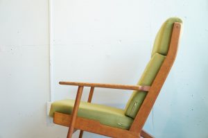 GETAMA/ゲタマ GE290A ハイバック1Pソファ オーク材 Hans J.Wegner ハンス・J・ウェグナー