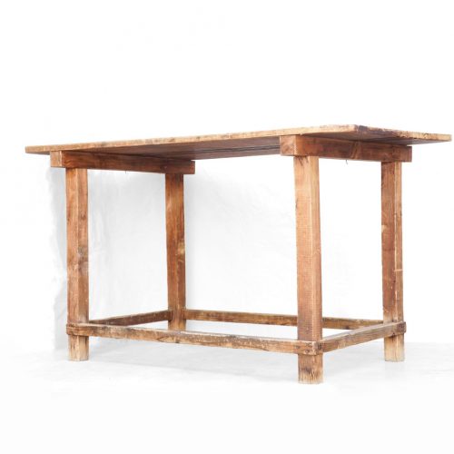 JAPAN VINTAGE WORK ATLIER TABLE OLD MATERIALS / ジャパン ビンテージ 作業台 アトリエ テーブル 古材