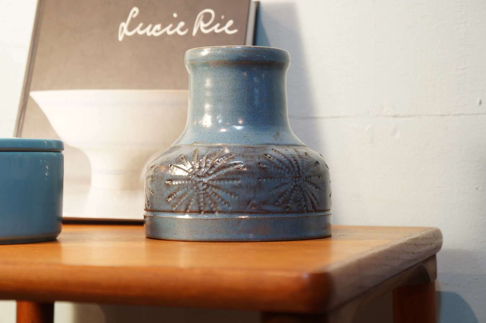 Scandinavian Vinatage Flower Vase Light Blue/北欧ヴィンテージ フラワーベース ライトブルー