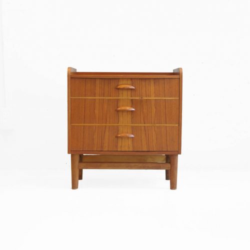 Danish Vintage 3 Drawer Side Chest/デンマーク ヴィンテージ 3段 サイドチェスト