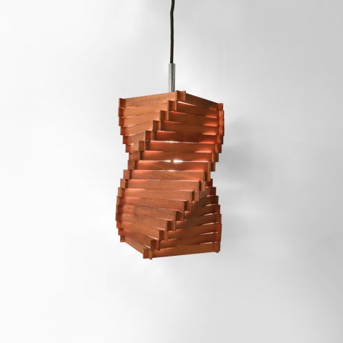 Spiral Wood Pendant Light/スパイラル 木製 ペンダントライト