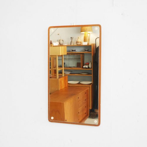 Danish Vintage Teakwood Wall Mirror/デンマーク ヴィンテージ チーク材 ウォールミラー