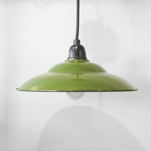 Yamagiwa Enamel Pendant Light Retro Green/ヤマギワ エナメル ペンダント ライト グリーン