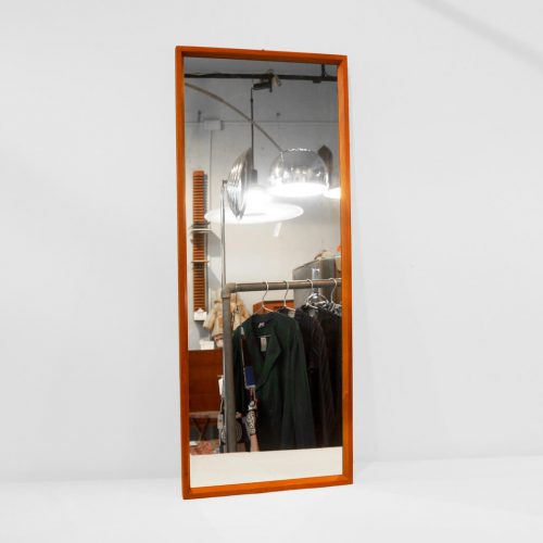 DANISH VINTAGE MIRROR TEAK WOOD / デンマーク製 チーク材 ヴィンテージ ミラー