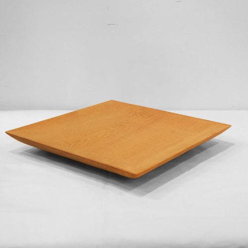 Ryuji Mitani Square Wooden Plate/三谷龍二 四方皿