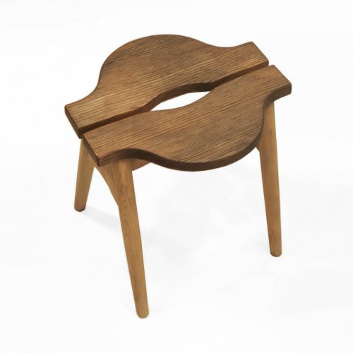 Cedar × Chestnut Stool/杉の木 × 栗の木 スツール
