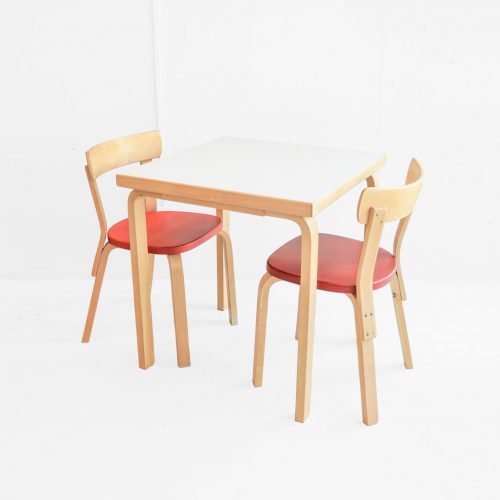 Vintage artek Alvar Aalto Dining Table Chair No.69 set/ヴィンテージ アルテック アルヴァ・アアルト ダイニングテーブル チェアNo.69 セット