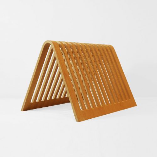 Scandinavian Vintage Plywood Magazine Rack/北欧 ヴィンテージ プライウッド マガジンラック